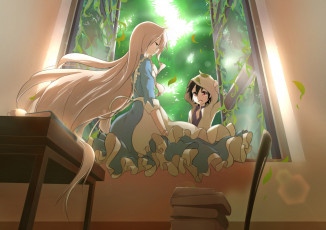 Картинка аниме kagerou+project девушка мальчик арт