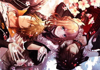 Картинка аниме amnesia парни девушка амнезия романтика