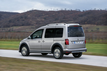 обоя автомобили, volkswagen, alltrack, caddy, 2015г