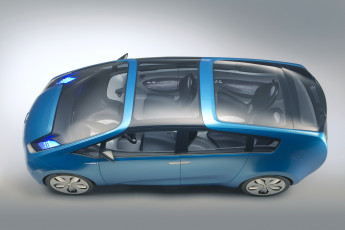 Картинка toyota+hybrid+x+concept автомобили toyota серый фон вид сверху concept hybrid x