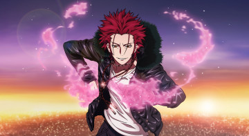 Картинка аниме k+project красный король суо микото