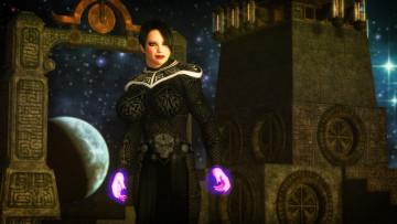 Картинка 3д+графика фантазия+ fantasy фон взгляд девушка