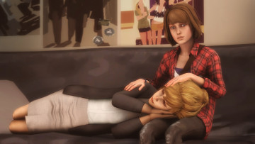 Картинка 3д+графика люди+ people девушка женщина картины рубашка забота диван