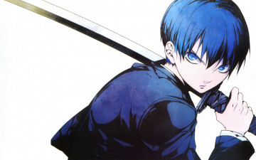 Картинка аниме arcana+famiglia la storia della arcana famiglia mafia nova история семьи аркана катана костюм белый фон