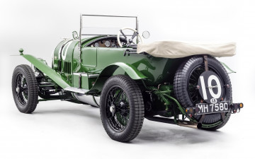 обоя автомобили, классика, tourer, team, plas, le, mans, speed, litre, 1925г, car, bentley, 3, vanden