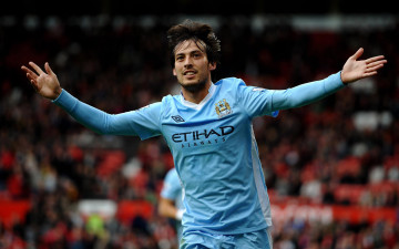 Картинка спорт футбол david silva радость футболист игрок спортсмен