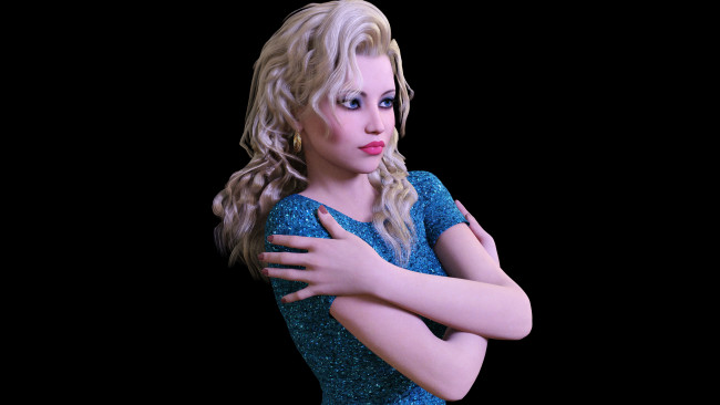 Обои картинки фото 3д графика, люди , people, фон, девушка, взгляд