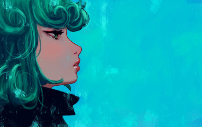 Обои картинки фото аниме, one punch man, onepunch-man, art, tornado, of, terror, tatsumaki