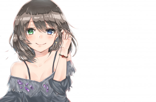 Обои картинки фото аниме, idolm@ster, idolmaster, cinderella, girls, takagaki, kaede, nazuna, stella