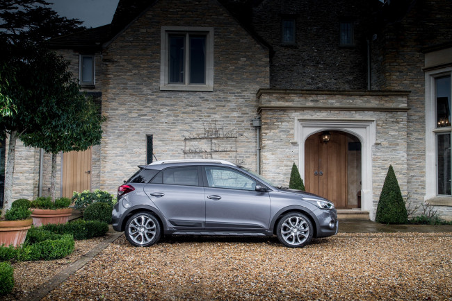 Обои картинки фото автомобили, hyundai, 2016г, uk-spec, active, i20