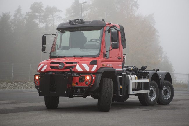Обои картинки фото автомобили, mercedes trucks, 2016г, u530, unimog, mercedes-benz, paul