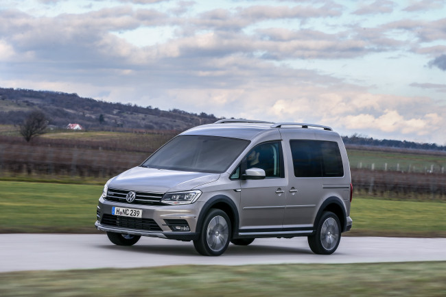 Обои картинки фото автомобили, volkswagen, 2015г, alltrack, caddy