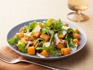 Картинка еда салаты +закуски roasted butternut squash salad