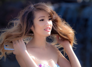 Картинка девушки -unsort+ азиатки взгляд лицо