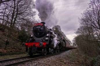 Картинка техника паровозы паровоз рельсы