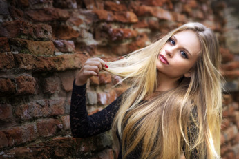 Картинка девушки -unsort+ блондинки взгляд лицо