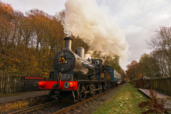 Картинка техника паровозы паровоз рельсы