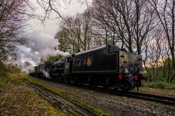 Картинка техника паровозы паровоз рельсы