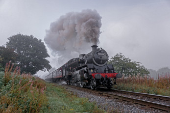 Картинка техника паровозы паровоз рельсы