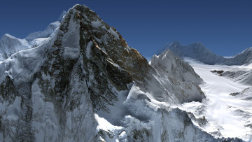 Картинка pakistan+k2 природа горы облака снег вершина pakistan скалы k2