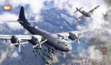 Картинка рисованное авиация полет самолеты