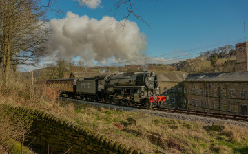 Картинка техника паровозы паровоз рельсы