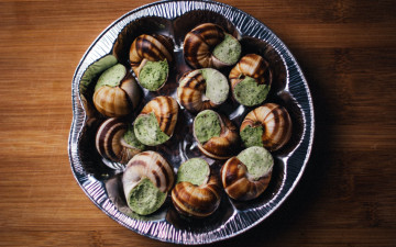 Картинка еда рыбные+блюда +с+морепродуктами эскарго улитки