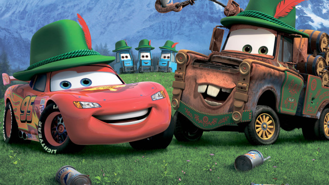 Обои картинки фото мультфильмы, cars 2, автомобили