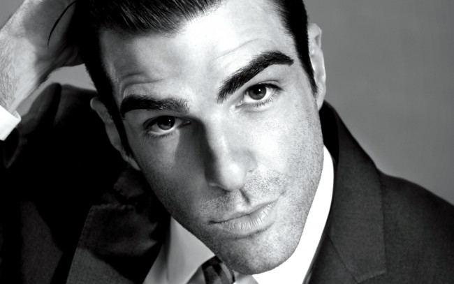 Обои картинки фото мужчины, zachary quinto, взгляд