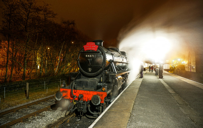 Обои картинки фото техника, паровозы, паровоз, рельсы