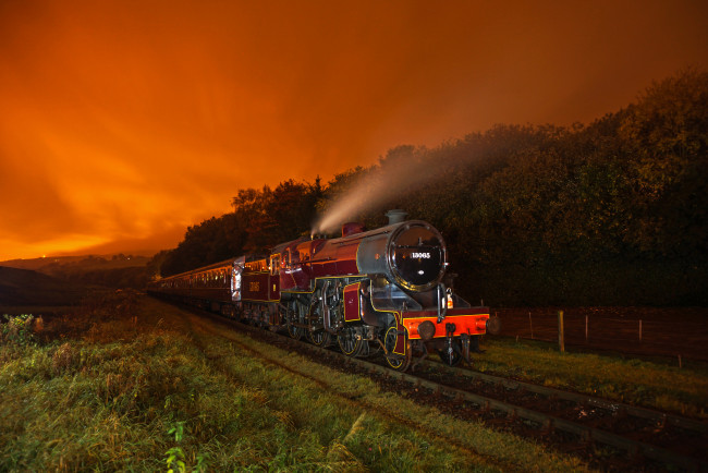 Обои картинки фото техника, паровозы, паровоз, рельсы