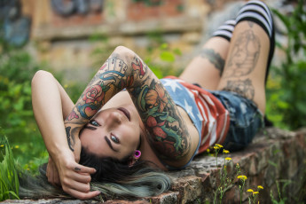 Картинка девушка девушки -unsort+ брюнетки темноволосые модель