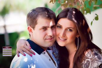 Картинка календари компьютерный+дизайн 2018 ласка певица мужчина женщина взгляд