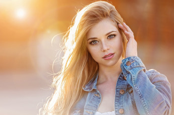 Картинка девушка девушки -unsort+ лица +портреты модель yvonne+michel