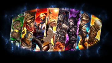 Картинка видео+игры overwatch action шутер