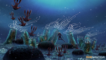 Картинка видео+игры subnautica симулятор action адвенчура подводный мир