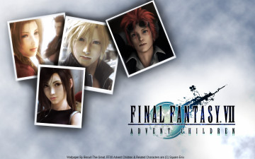 Картинка видео+игры final+fantasy+vii +advent+children lockhart tifa cloud strife turks zack aerith
