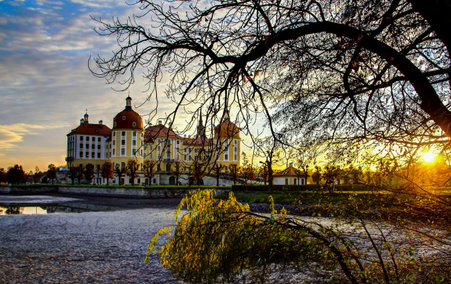 Обои картинки фото moritzburg, города, - панорамы, простор