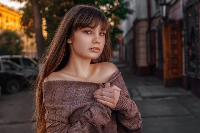 Обои картинки фото девушки, -unsort , брюнетки, темноволосые, лицо, взгляд