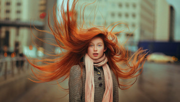 Картинка девушка девушки -unsort+ рыжеволосые+и+другие модель