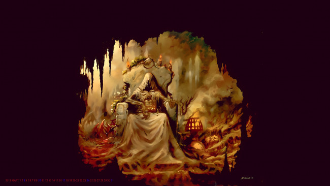 Обои картинки фото календари, фэнтези, нежить