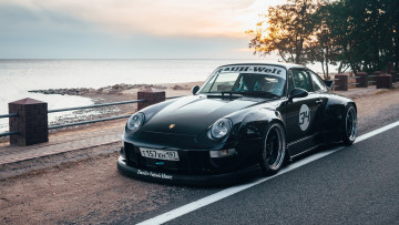 Картинка автомобили porsche 993 rwb