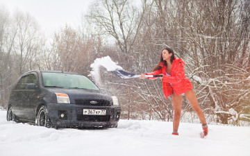 Картинка автомобили -авто+с+девушками ford fusion