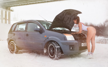 Картинка автомобили -авто+с+девушками ford fusion