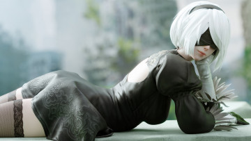 Картинка видео+игры nier +automata automata