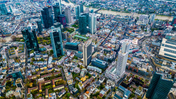 Картинка города франкфурт-на-майне+ германия дома франкфурт на майне вид сверху