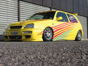 Картинка volkswagen golf автомобили