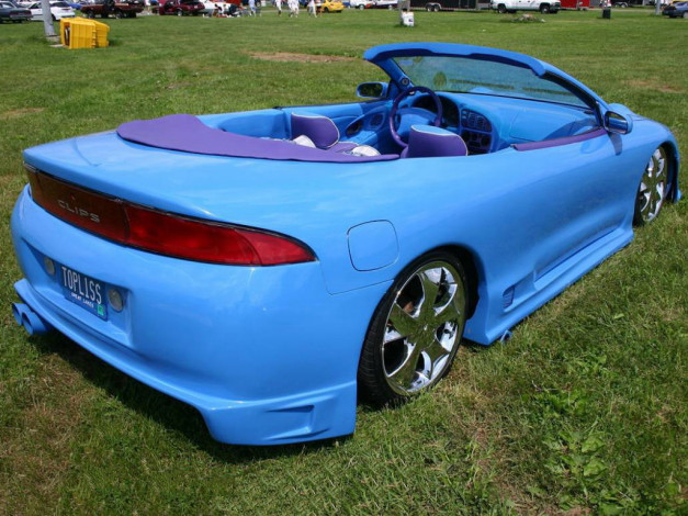 Обои картинки фото mitsubishi, eclipse, автомобили