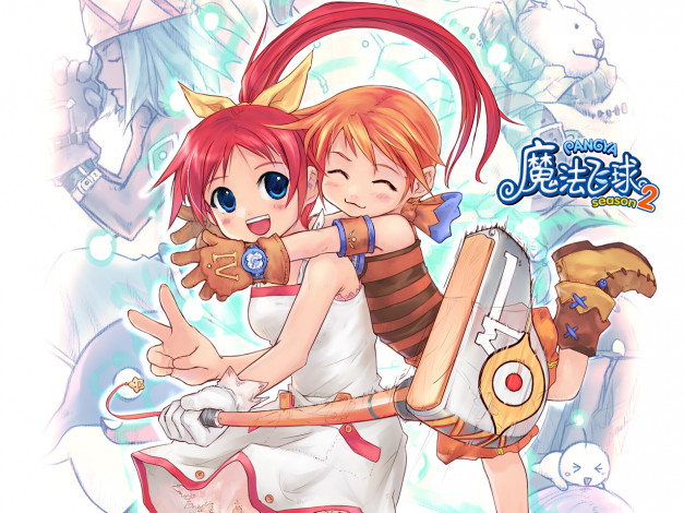 Обои картинки фото pangya, аниме