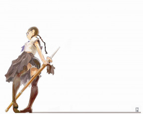 Картинка аниме weapon blood technology